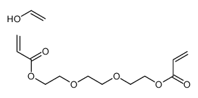 ethenol,2-[2-(2-prop-2-enoyloxyethoxy)ethoxy]ethyl prop-2-enoate结构式