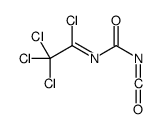 N-carbonisocyanatidoyl-2,2,2-trichloroethanimidoyl chloride结构式