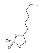 4-hexyl-1,3,2-dioxathiolane 2,2-dioxide Structure