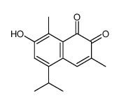 7-Hydroxy-5-isopropyl-3,8-dimethylnaphthalene-1,2-dione Structure