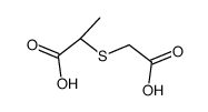 (+/-)-2-carboxymethylsulfanyl-propionic acid Structure