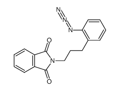N-(3-(o-azidophenyl)propyl)phthalimide结构式