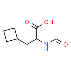 3-Cyclobutyl-2-formamidopropanoic acid structure