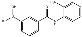 3-(2-Aminophenyl carbamoyl)phenylboronic acid Structure