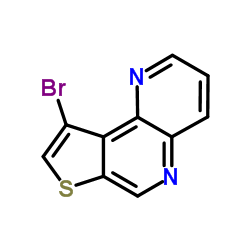 9-Bromothieno[2,3-c][1,5]naphthyridine Structure