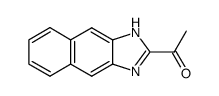 2-Acetyl-1H-naphth<2,3-d>-imidazol Structure