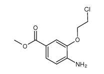 4-amino-3- (2-chloro-ethoxy)-benzoic acid methyl ester Structure