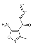 5-amino-3-methyl-1,2-oxazole-4-carbonyl azide结构式