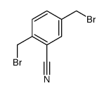 2,5-bis(bromomethyl)benzonitrile Structure