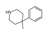 4-甲基-4-苯基哌啶结构式