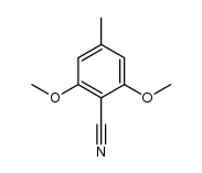 2,6-dimethoxy-4-methylbenzonitrile Structure