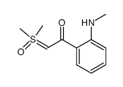 dimethylsulfoxonium-2-(methylamino)benzoylmethylide Structure