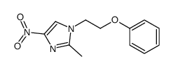 2-methyl-4-nitro-1-(2-phenoxyethyl)imidazole Structure