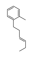 1-hex-3-enyl-2-methylbenzene Structure