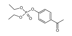 1-diethylphosphoryloxy-4-(1-oxoethyl)benzene结构式