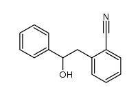 2-(2-hydroxy-2-phenylethyl)benzonitrile Structure