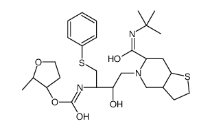 ThienopyridCONH furanyl urethane deriv.结构式