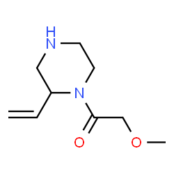 Piperazine, 2-ethenyl-1-(methoxyacetyl)- (9CI) structure