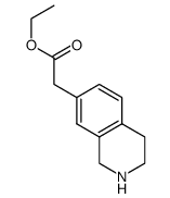 ethyl 2-(1,2,3,4-tetrahydroisoquinolin-7-yl)acetate结构式