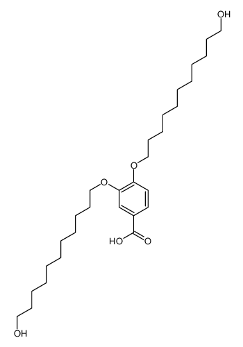 3,4-bis(11-hydroxyundecoxy)benzoic acid结构式