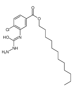 dodecyl 4-chloro-3-(hydrazinecarbonylamino)benzoate结构式