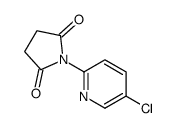 1-(5-chloropyridin-2-yl)pyrrolidine-2,5-dione结构式