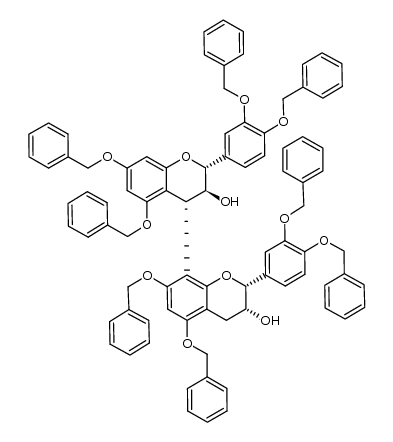 procyanidin B4 octabenzyl ether Structure