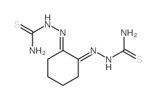 Hydrazinecarbothioamide,2,2'-(1,2-cyclohexanediylidene)bis- (9CI) Structure