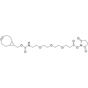 endo-BCN-PEG3-NHS ester Structure