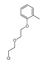 1-(2-Chloroethoxy)-2-(o-tolyloxy)ethane结构式