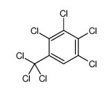 1,2,3,4-tetrachloro-5-(trichloromethyl)benzene Structure