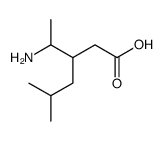 3-(1-aminoethyl)-5-methylhexanoic acid Structure