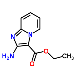Imidazo[1,2-a]pyridine-3-carboxylic acid, 2-amino-, ethyl ester (9CI) Structure