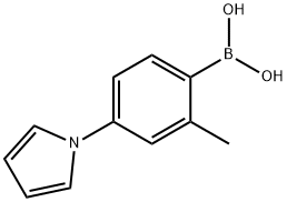 2-Methyl-4-(1H-pyrrol-1-yl)phenylboronic acid结构式