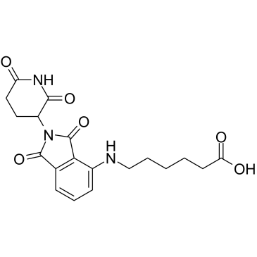 Pomalidomide 4'-alkylC5-acid Structure