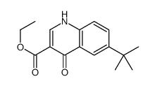 6-tert-Butyl-4-hydroxy-quinoline-3-carboxylic acid ethyl ester Structure