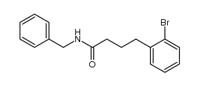 N-benzyl-4-(2-bromo-phenyl)-butyramide Structure