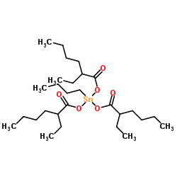 Butyltin tris(2-ethylhexanoate) Structure