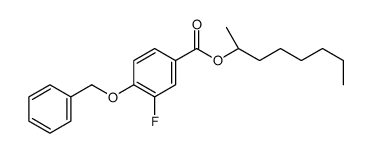 [(2R)-octan-2-yl] 3-fluoro-4-phenylmethoxybenzoate Structure