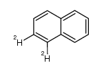 1,2-dideuterio-naphthalene Structure