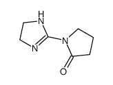 1-(4,5-Dihydro-1H-imidazol-2-yl)-2-pyrrolidinone Structure