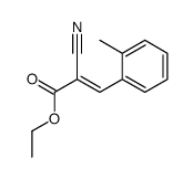 ethyl 2-cyano-3-(2-methylphenyl)prop-2-enoate Structure