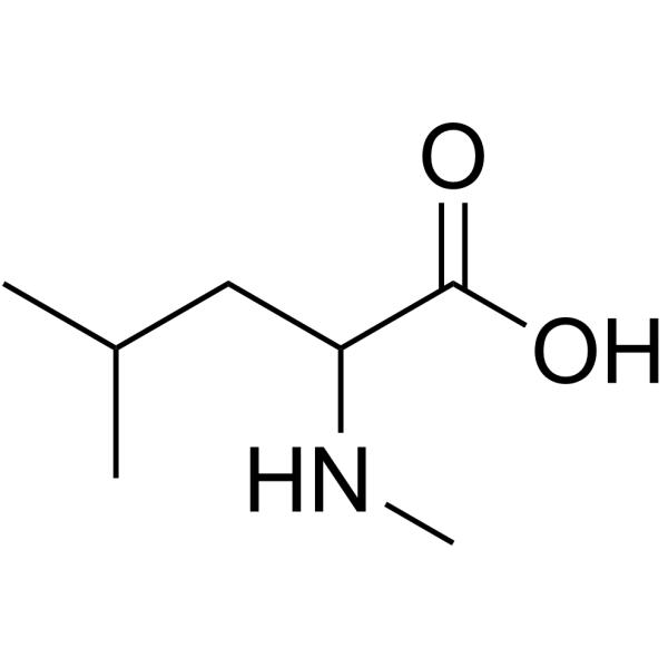 N-Methyl-L-leucine structure