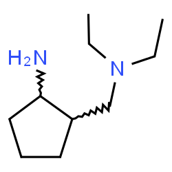 Cyclopentanemethanamine, 2-amino-N,N-diethyl- (9CI) structure