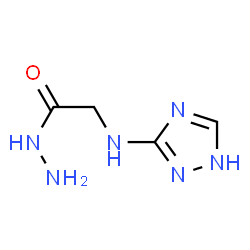 Glycine,N-s-triazol-3-yl-,hydrazide (8CI) Structure