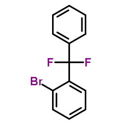 1-Bromo-2-[difluoro(phenyl)methyl]benzene Structure