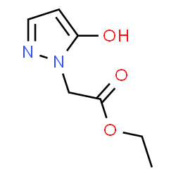 1H-Pyrazole-1-aceticacid,5-hydroxy-,ethylester(9CI) structure