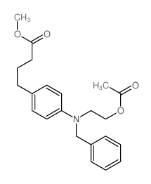 Benzenebutanoic acid,4-[[2-(acetyloxy)ethyl](phenylmethyl)amino]-, methyl ester picture