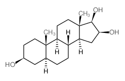 Androstane-3,16,17-triol,(3b,5a,16b,17b)-结构式