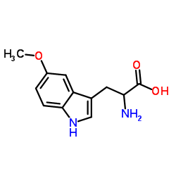 DL-5-甲氧基色氨酸结构式